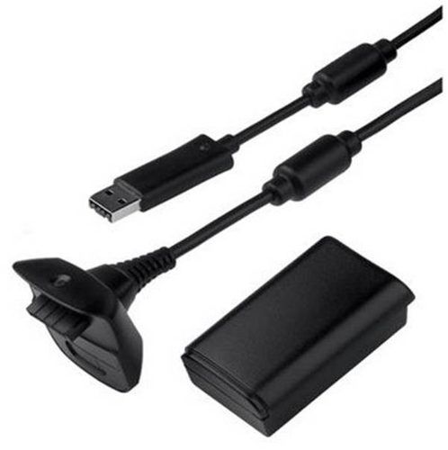 Bateria P/ Xbox 360 + Cabo Carregador 4800mah Recarregavel